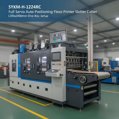 Fustellatrice per stampante flessografica con posizionamento automatico completamente servo SYKM-H-1224RC 1200x2400mm Impostazione con una sola chiave