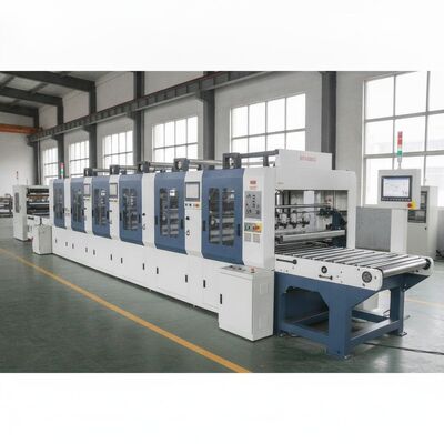 Fustellatrice per stampante flessografica con posizionamento automatico completamente servo SYKM-H-1228RC 1200x2800mm Compensazione fustellatura