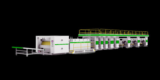 Linea di produzione di macchine per la produzione di nido di miele di carta continua 65KW HZX-2000PC800