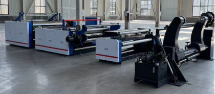 Macchina di laminazione di carta con pellicola di plastica da rotolare a rotolare 150m/min 200 - 450gm Grammi di carta