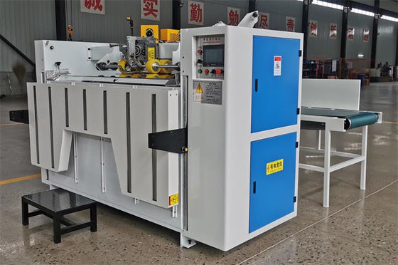 Macchina semiautomatica per cucire scatole singola / doppia / cucitura a cravatta per un foglio