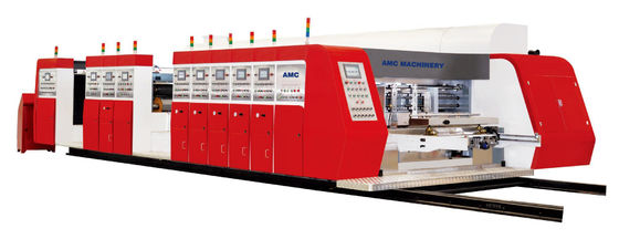 Flexoprinting Slotting Die Cutting Machine Controllo PLC SYKM-HDF-1224