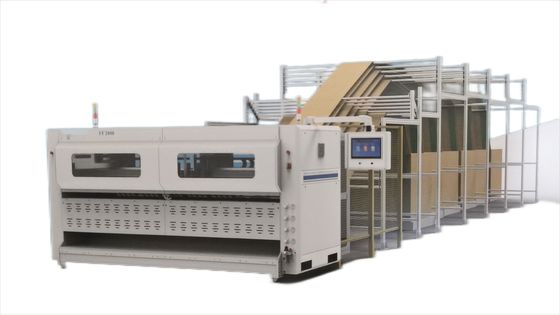 Fanfold Automatic Cardboard Box Making Machine 2800mm Larghezza massima FF2800