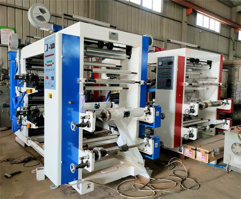 21KW 6 Color Flexography Stampa 191mm - 714mm Lunghezza YT-600-6C