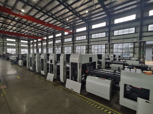 JH-1500F-ACJ Folder Gluer Machine Struttura di tre piastre e spinta per l'unità di correzione